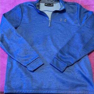 Under Armour Royal Blue 1/4 Zip Pullover Size L